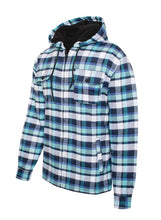 Load image into Gallery viewer, Men's Flannel Sherpa Lining Jacket