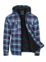 Load image into Gallery viewer, Men's Flannel Sherpa Lining Jacket