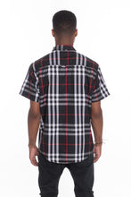 Load image into Gallery viewer, Weiv Men's Casual Short Sleeve Checker Shirts