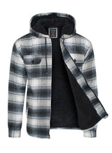 Load image into Gallery viewer, Men's Flannel Sherpa Lining Jacket