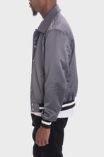 Load image into Gallery viewer, LUXURY Satin Bomber Jacket
