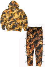 Load image into Gallery viewer, TYE DYE SLEEVE TOGGLE HOODIE AND SWEAT SET
