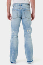 Load image into Gallery viewer, Knee Destroyed Slim Flare Denim
