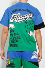 Load image into Gallery viewer, THINK GREEN CUT&amp;SEW  GRAPHIC  TEE
