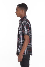 Load image into Gallery viewer, Weiv Men&#39;s Casual Short Sleeve Checker Shirts
